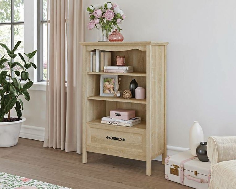 Bookcases & Shelves * | Clearance Timeless Orchard Oak Bookcase With Drawer Sauder 425130