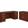 Desks * | New Threads Affirm 72 X 24 2-File Double Ped Desk/Lat File Sauder 430199