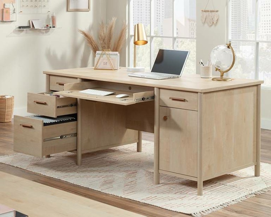 Desks * | Hot Selling Whitaker Point 66 Executive Desk Nm A2 Sauder 429369