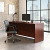 Desks * | Sale Online Affirm 72 X 24 Cherry Commercial Office Desk Sauder 426276