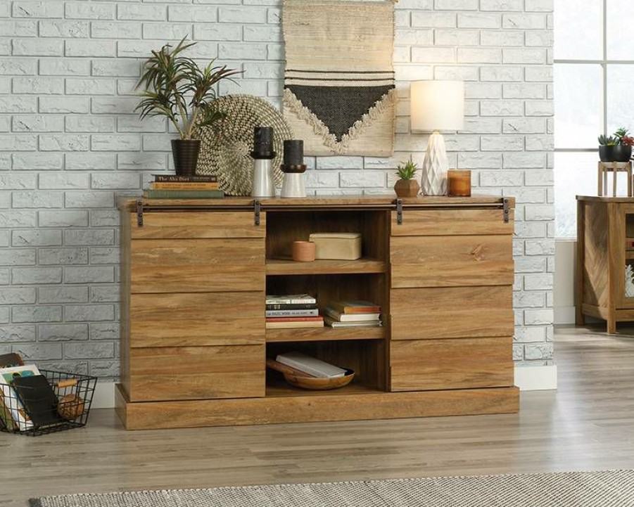 Storage Credenza * | Top Selling Cannery Bridge Credenza In Sindoori Mango Sauder 424189