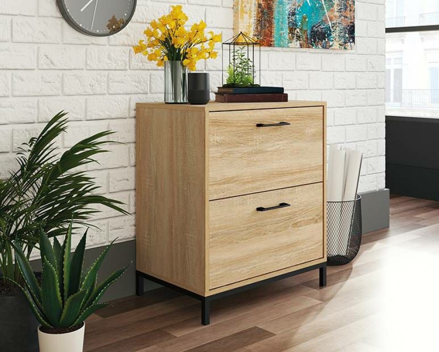 Filing Cabinets * | Reliable Quality Charter Oak 2-Drawer Lateral File Cabinet Sauder 427280