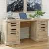 Desks * | Best Quality Mason Peak 60 Commercial Credenza Desk In Prime Oak Sauder 427801