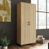 Storage Credenza * | Fashion 2-Door Storage Cabinet In Charter Oak Sauder 427281