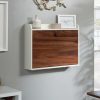 Desks * | Popular Wall-Mounted Floating Desk In Pearl Oak ?- Sauder 431222