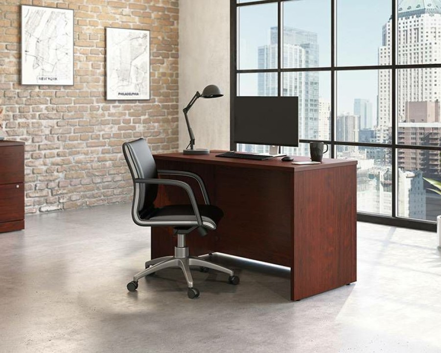 Desks * | Hot Selling Commercial Desk 48 X 24 In Classic Cherry Sauder 427058