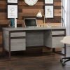 Desks * | Best Quality Modern 4-Drawer Office Desk In Mystic Oak Sauder 429258