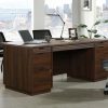 Desks * | Fashion Palo Alto 72 Commercial Executive Desk With 6 Drawers In Spiced Mahogany Sauder 427796