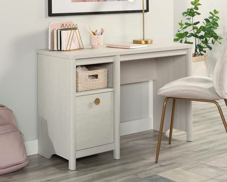 Desks * | Low Price Home Office Desk In Glacier Oak Sauder 432067