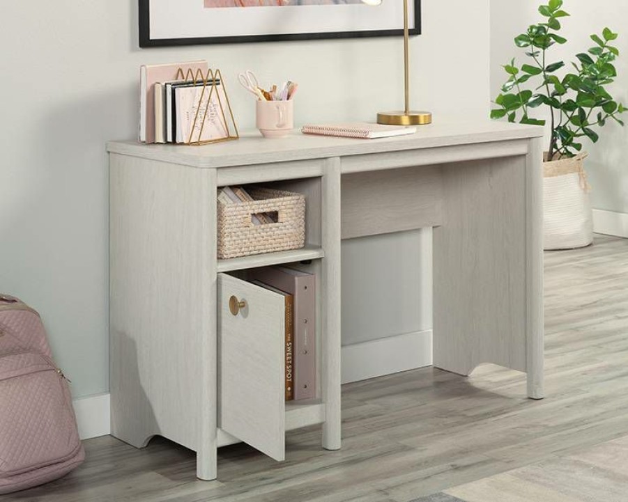 Desks * | Low Price Home Office Desk In Glacier Oak Sauder 432067