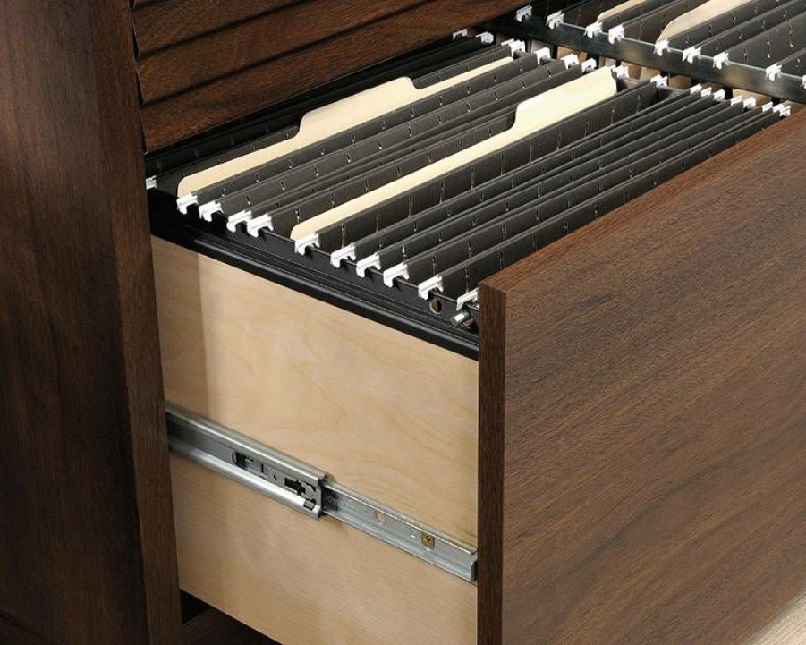 Filing Cabinets * | High Quality Englewood Lateral File Spm In Spiced Mahogany Sauder 426908