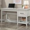 Desks * | Fashionable Summit Station Single Pedestal Desk In Glacier Oak Sauder 432012