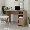 Desks * | Quick Delivery Oak Finish Computer Desk With Storage Sauder 429357