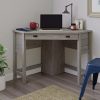 Desks * | Sale Online Space Saving Corner Computer Desk Sauder 430060