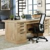 Desks * | Quick Delivery Mason Peak 72 Commercial Executive Desk With Storage In Prime Oak Sauder 427806