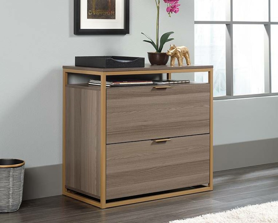 Filing Cabinets * | Best Quality International Lux Lateral File In Diamond Ash Sauder 423301