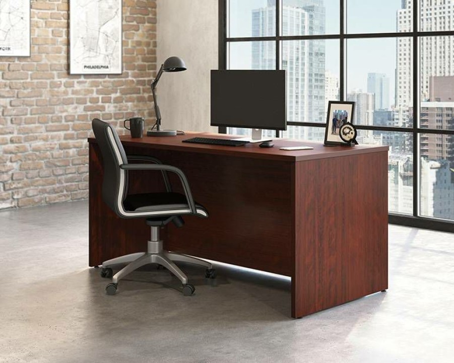 Desks * | Original Commercial Desk 60 X 30 In Classic Cherry Sauder 426277