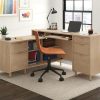 Desks * | New Clifford Place L-Shaped Desk With Drawers In Natural Maple Sauder 433361