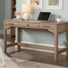 Desks * | Best Price Rollingwood Writing Desk With Drawers In Brushed Oak Sauder 431407